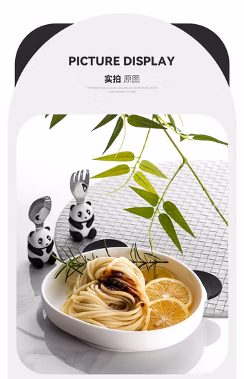 Baby-Geschenk-Edelstahl-Gabel-Löffel-Fütterungsset